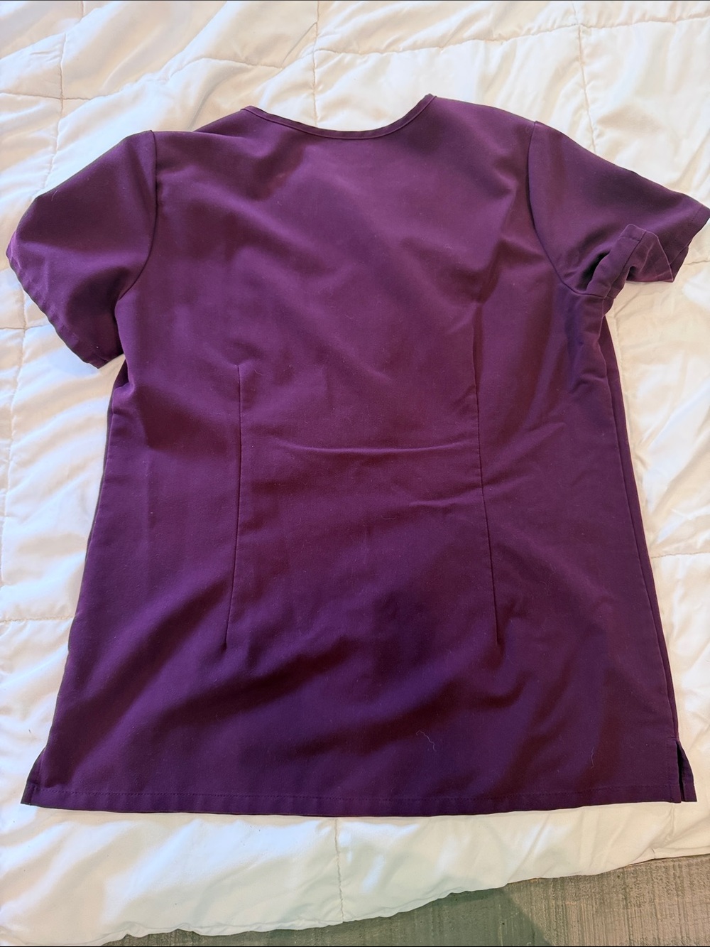 Figs Deep Purple Caterina Top - Picture 2 of 4